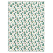 Modern Christmas trees festive holiday tablecloth Tafelkleed (Voorkant)
