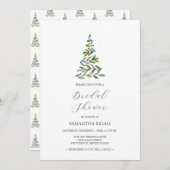 Modern Christmas Trees Vrijgezellenfeest Kaart (Voorkant / Achterkant)