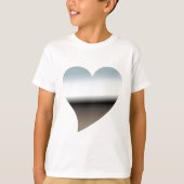 Modern Chrome Heart Kinder T-Shirt (Voorkant)