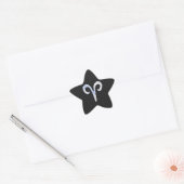 Modern Chrome like Aries Zodiac Sign Ster Sticker (Envelop)