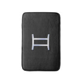 Modern Chrome like Gemini Zodiac Sign Badmat (Voorkant Verticaal)