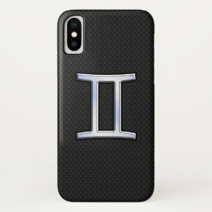 Modern Chrome like Gemini Zodiac Sign Case-Mate iPhone Case
