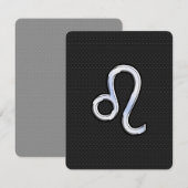 Modern Chrome like Leo Sign on slangenhuid (Voorkant / Achterkant)