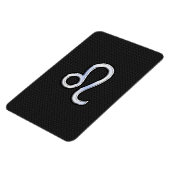 Modern Chrome like Leo Sign on slangenhuid Magneet (Linkerzijde)