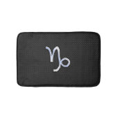 Modern Chrome zoals Capricorn Sign on Snake style Badmat (Voorkant)