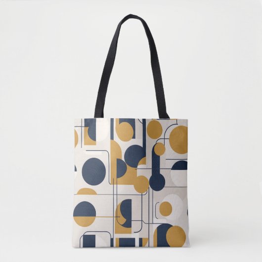 Modern Circle Harmony-Tas Tote Bag (Voorkant)