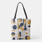 Modern Circle Harmony-Tas Tote Bag (Achterkant)