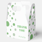 Modern Circle Pattern Dank je wel Party Bedankdoosjes (Geopend)