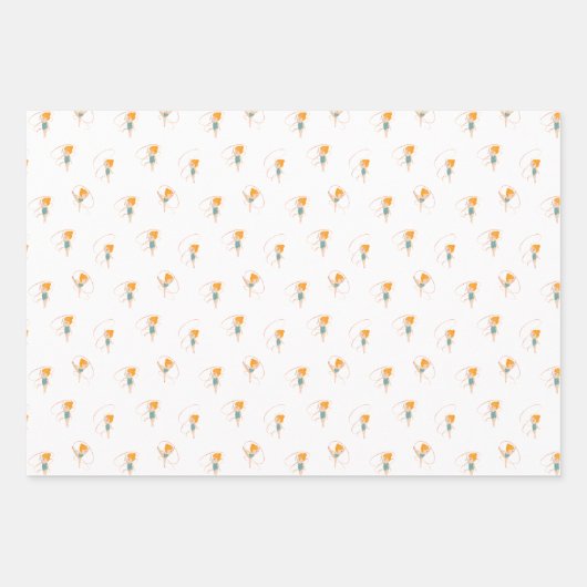 Modern Circus Fun Inpakpapier Vel (Voorkant 2)