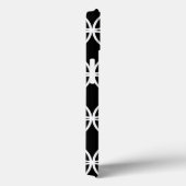 Modern Cirkels Patroon Zwart en Wit Case-Mate iPhone Case (Achterkant / Rechts)