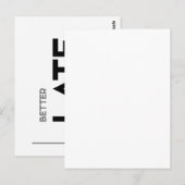 MODERN-citaten: beter laat dan nooit Briefkaart (Voorkant / Achterkant)