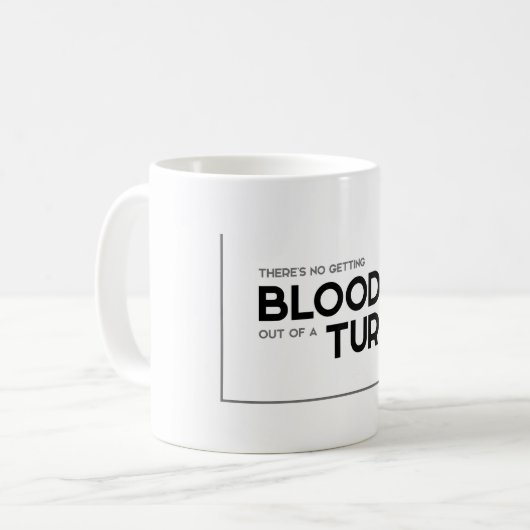 MODERN-citaten: bloeduitstorting Koffiemok (Voorkant links)