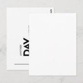 MODERN-citaten: een andere dag , nog een dollar Briefkaart (Voorkant / Achterkant)