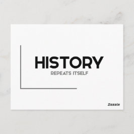 MODERN-citaten: geschiedenis herhaalt zichzelf Briefkaart