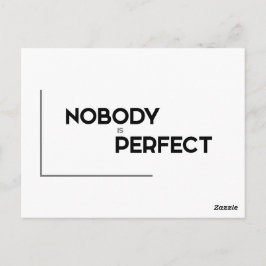 MODERN-citaten: niemand is perfect Briefkaart