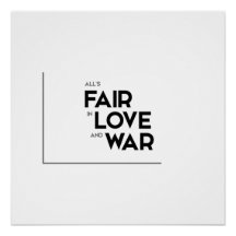 MODERN citeert: alles is eerlijk in liefde en oorl