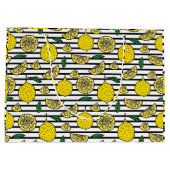 Modern citroenpatroon Verjaardag Groot Cadeauzakje (Achterkant)