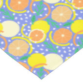 Modern Citrus Fruit Confetti Summer Amalfi Coast Tafelkleed (Gekanteld)
