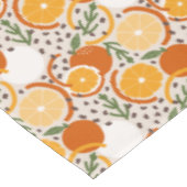 Modern Citrus Fruit Confetti Summer Retro Kitchen Tafelkleed (Gekanteld)