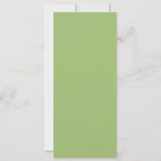 Modern Citrus Green Double Frame Wedding Menu Kaart (Achterkant)