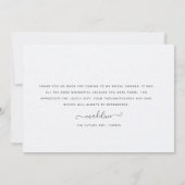 Modern Citrus Lemon Garden Vrijgezellenfeest Harte Kaart (Achterkant)