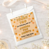 Modern Citrus Sinaasappel Cutie Fruity Zest Dank u Bedankzakje (Geknipt)