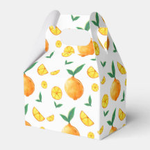 Modern Citrus Sinaasappel Pattern Baby shower