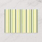Modern Citrus Wildflower Stripe QR RSVP Informatiekaartje (Achterkant)