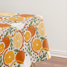 Modern Citrusvrucht Confetti Zomer Retro Keuken