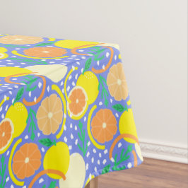Modern Citrusvruchten Confetti Zomer Amalfikust Tafelkleed