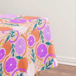 Modern Citrusvruchten Confetti Zomer Roze Limonade Tafelkleed