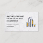 Modern City Building Logo Afsprakenkaartje (Voorkant)