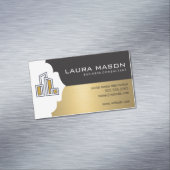 Modern City Building Logo Magnetisch Visitekaartje (Voorbeeld)