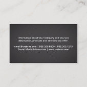 Modern City Building Logo Visitekaartje (Achterkant)