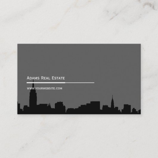 Modern City Real Estate Visitekaartje (Voorkant)