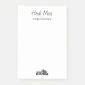 Modern City Skyline Urban Design Consultant  Post-it® Notes (Voorkant)