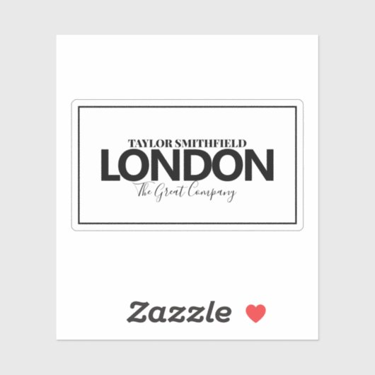 Modern City Sticker (Vel)