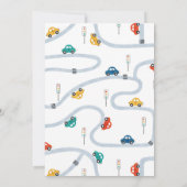 Modern City Transportation verjaardagsfeestje Uitn Kaart (Achterkant)