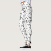 Modern Cityscape beschilderd design Leggings (Links)