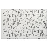 Modern Cityscape beschilderd design Stof (Fat Quarter)