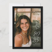 Modern Class 2025 foto Afstuderen aankondiging (Voorkant)