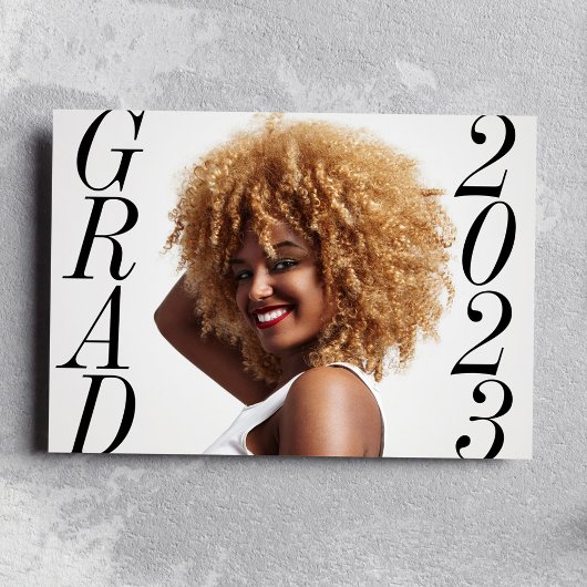 Modern Class of 2024 Foto Afstuderen Aankondiging