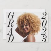 Modern Class of 2024 Foto Afstuderen Aankondiging (Voorkant)