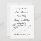 Modern Class of 2026 Graduation Invitation Kaart (Achterkant)