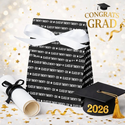 Modern Class of Twenty Twenty‑Six Typography Bedankdoosjes