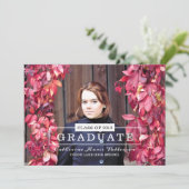 Modern Class Typografie Foto Afstuderen | Wit Kaart (Staand voorkant)