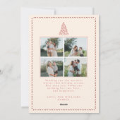 Modern Classic Christmas Photo Elegant Feestdagenkaart (Achterkant)