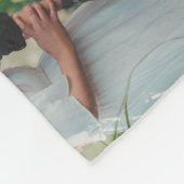 Modern Classic Christmas Photo Elegant Fleece Deken (Hoek)