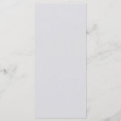 Modern Classic Elevated Gold Ivory Formal Wedding Menu (Achterkant)