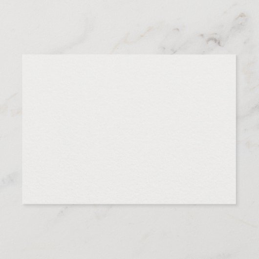 Modern Classic Formal Golden Lys Ivory Wedding Informatiekaartje (Achterkant)